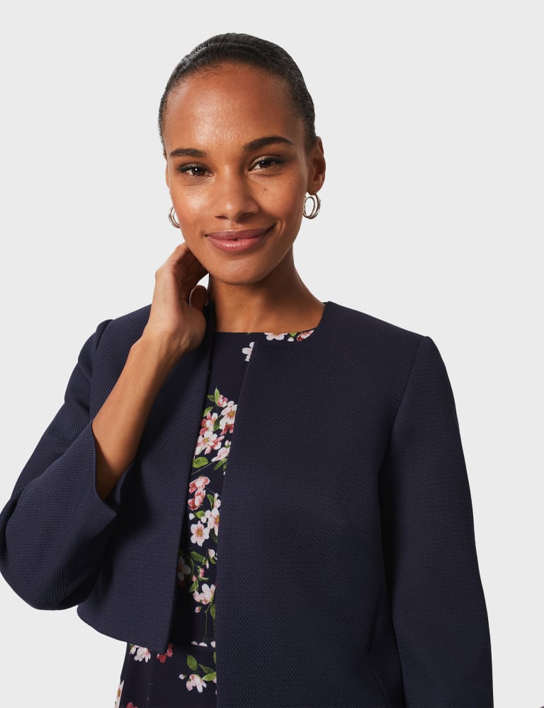 Collarless Cropped Blazer HOBBS M S