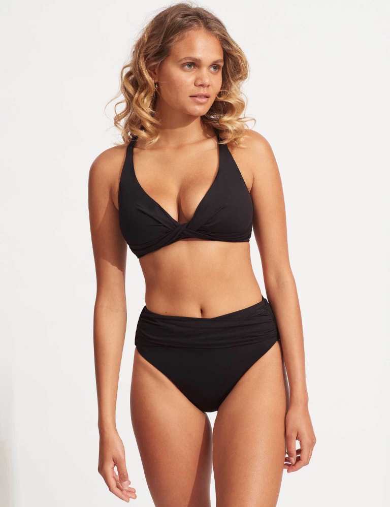 Collective High Waisted High Leg Bikini Bottoms 4 of 7