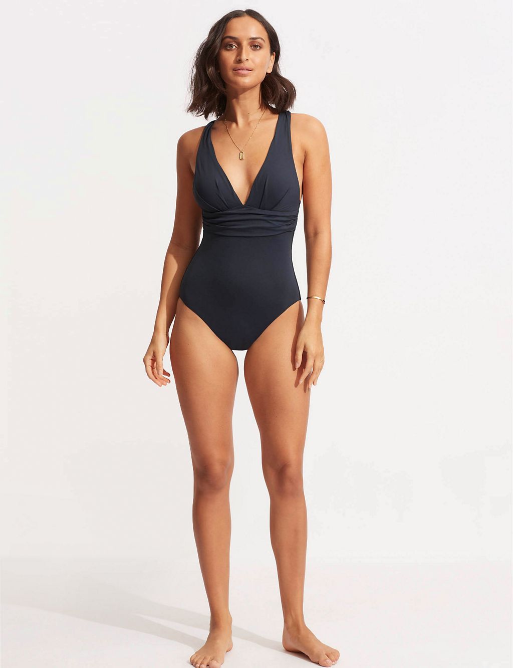 Collective Padded Plunge Swimsuit 1 of 7