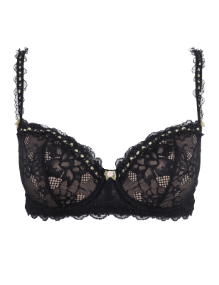 Collette by Collette Dinnigan Floral Lace Padded Balcony A DD Bra