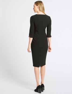 Mid sleeve bodycon on sale dress