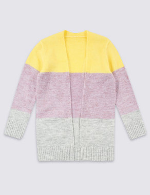 Colour Block Cardigan (3-16 Years) Image 2 of 3