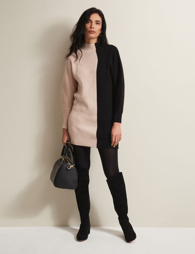 Mini sweater dress discount turtleneck