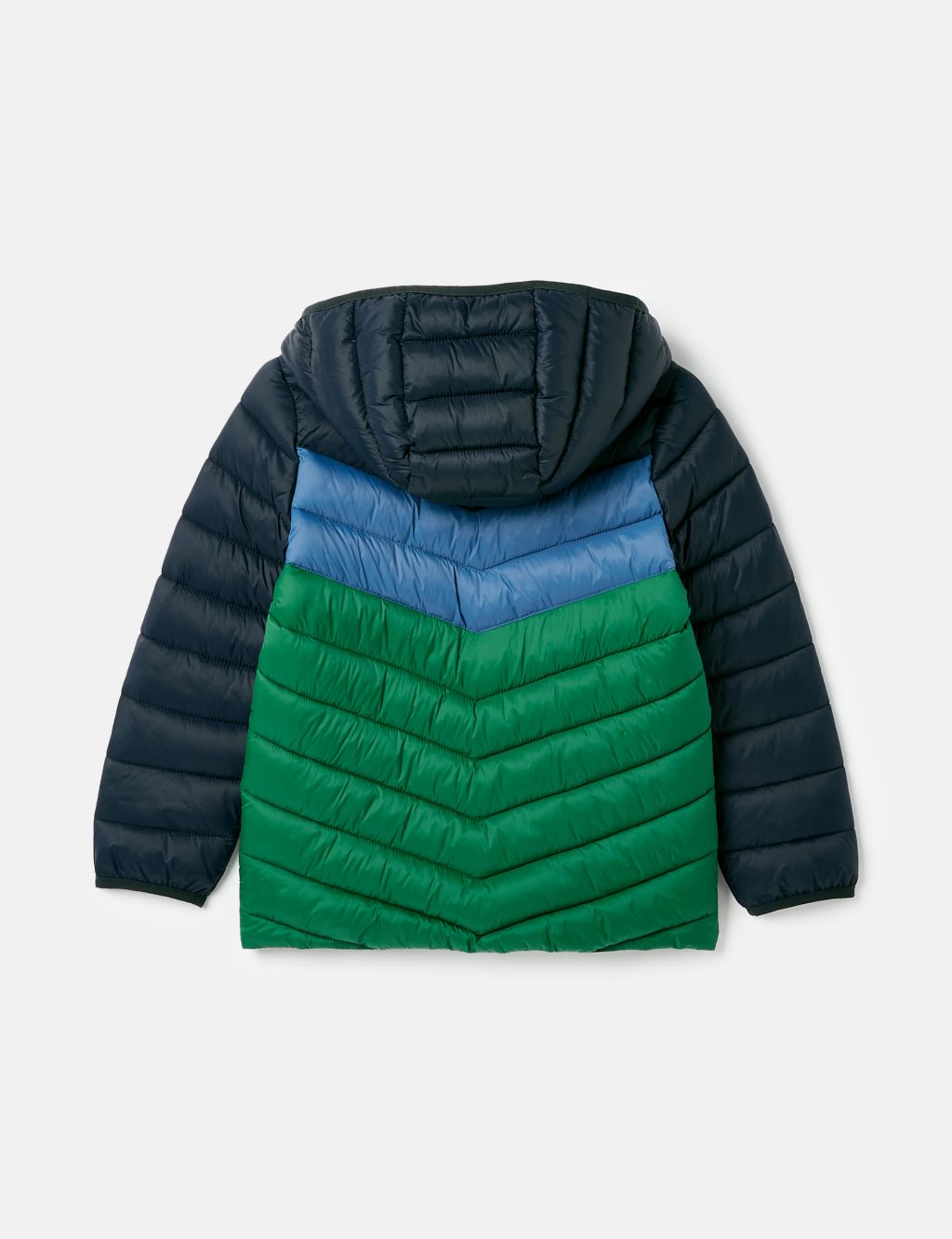 Colour Block Padded Coat (2-12 Yrs) 1 of 5