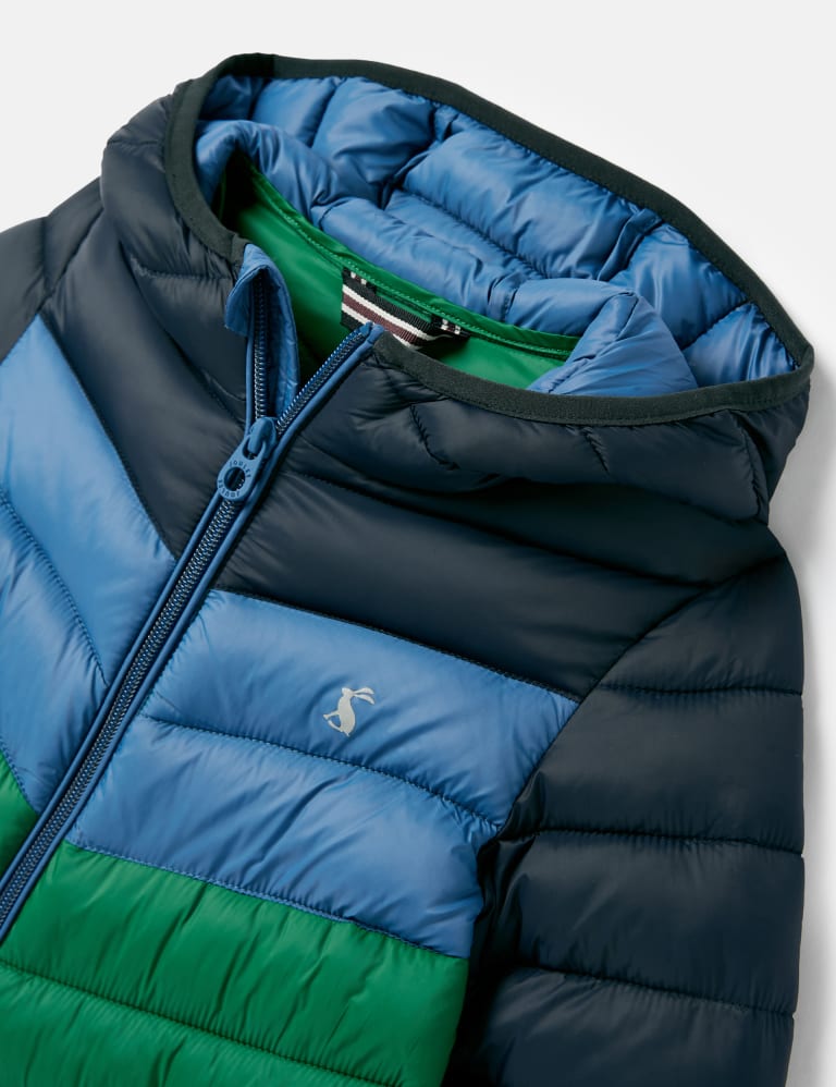 Heathcote colour block padded hot sale coat