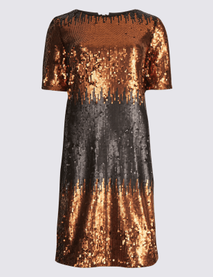 sequin dress m&s