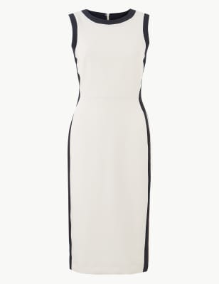 marks and spencer black bodycon dress