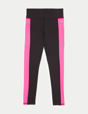 Colour Block Sports Leggings (6-16 Yrs) Image 2 of 6