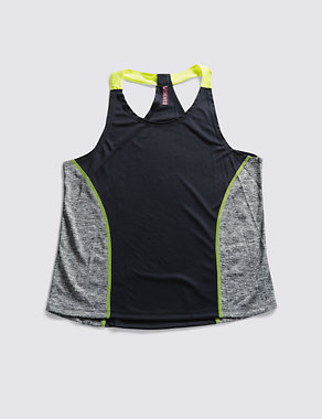 Colour Block Sports Vest with Cool Comfort™ Technology Image 2 of 3