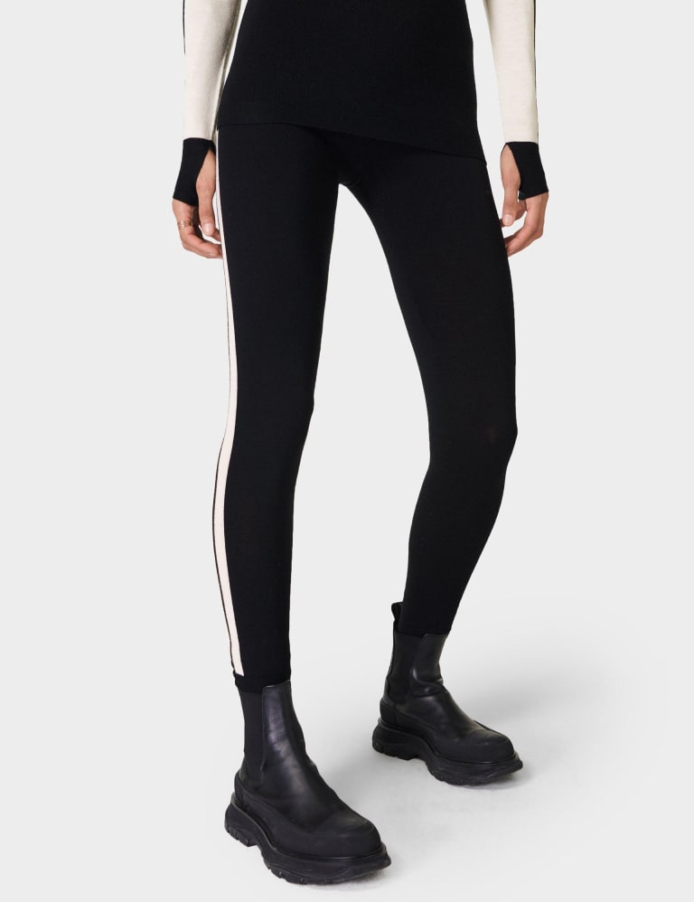 Colour Block Wool Rich Leggings Sweaty Betty M S
