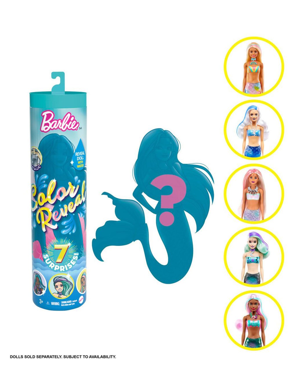 Colour Reveal Doll (3-10 Yrs) | Barbie | M&S