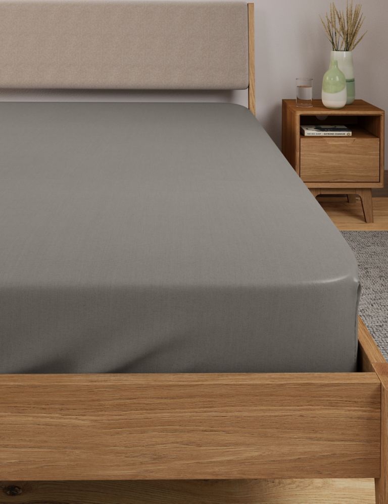 Comfortably Cool Lyocel Rich Deep Fitted Sheet 2 of 3