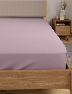 Comfortably Cool Lyocell Rich Deep Fitted Sheet Image 2 of 3