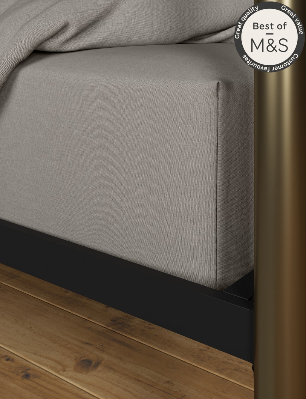 Comfortably Cool Lyocell Rich Extra Deep Fitted Sheet 3 of 3