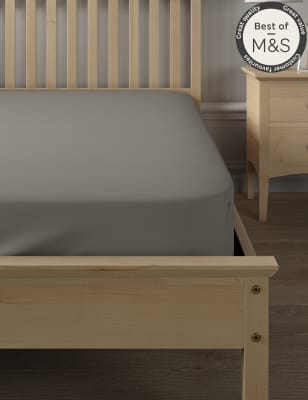 Comfortably Cool Lyocell Rich Fitted Sheet Image 1 of 2
