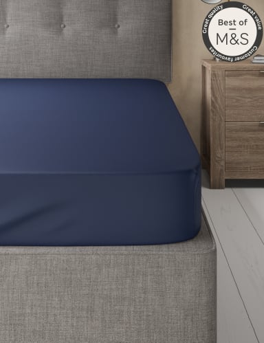 Comfortably Cool Lyocell Rich Fitted Sheet 1 of 2