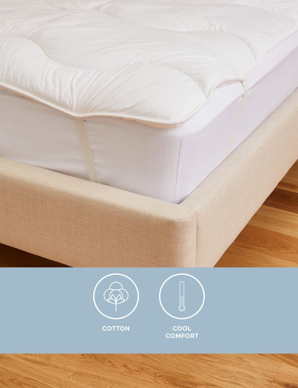 Comfortably Cool Mattress Topper 3 of 5