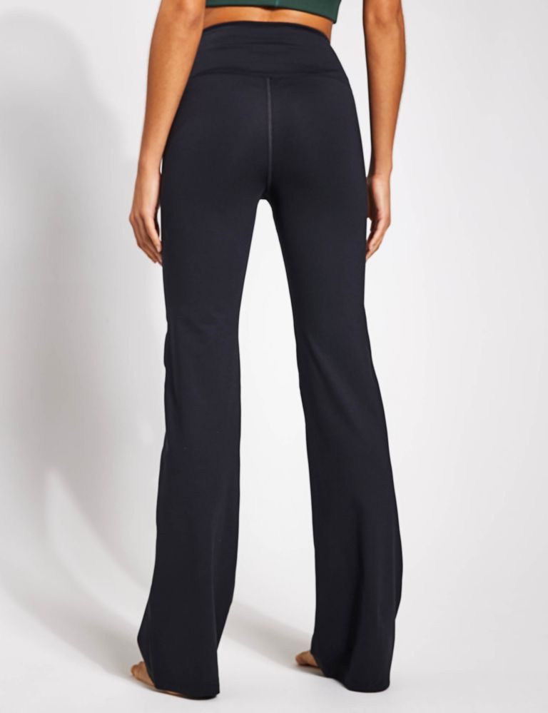 Buy Black flare leggings sweet pants high waisted flare - Inspire