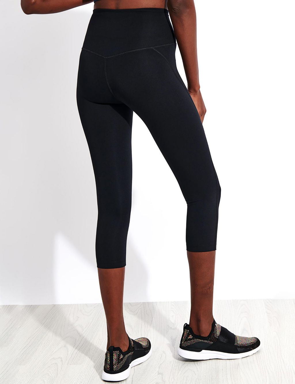 Buy Compressive High Waisted Cropped Leggings | Girlfriend Collective | M&S