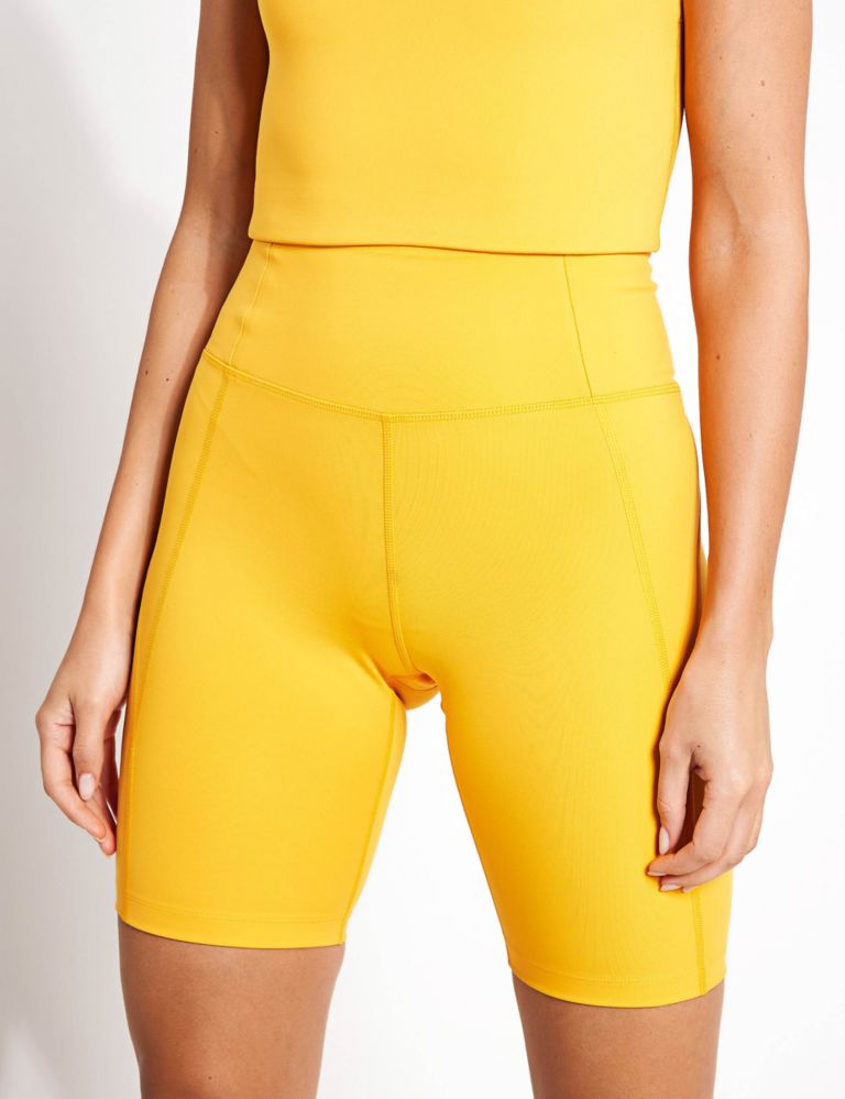 Compressive High Waisted Sports Shorts 1 of 5
