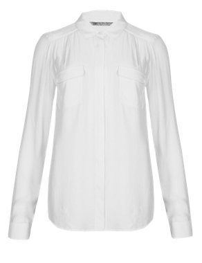 Concealed Button-Through Twin Pockets Shirt Image 2 of 4