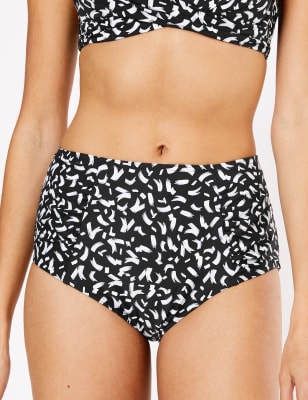 m&s black bikini bottoms