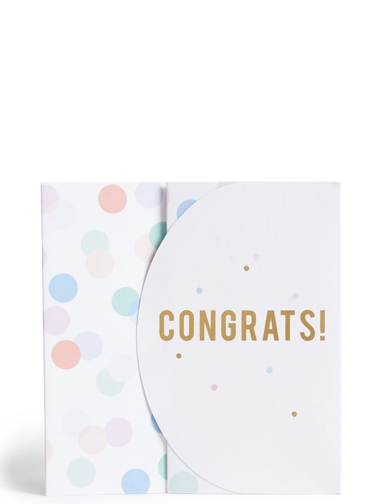 Congrats Confetti Gift Card 1 of 6