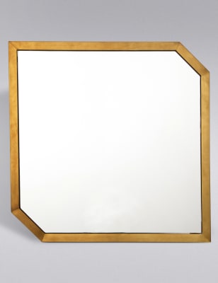 Conran Brushed Metal Frame Mirror M&S