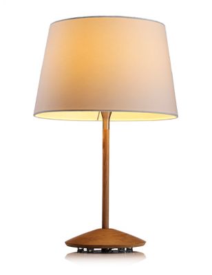 Conran Wood Stem Table Lamp Image 2 of 4