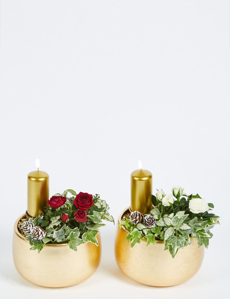 Contemporary Christmas Candle Duo 5 of 5