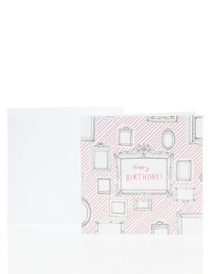Contemporary Picture Frames Birthday Card M&S