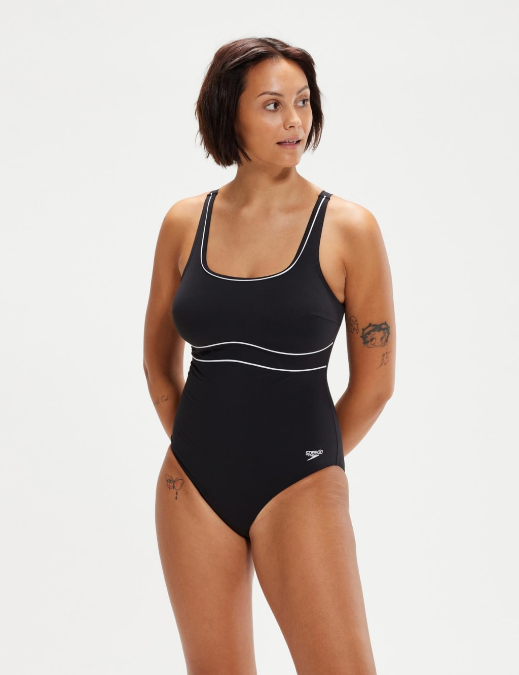 Speedo tummy control swimsuit shop