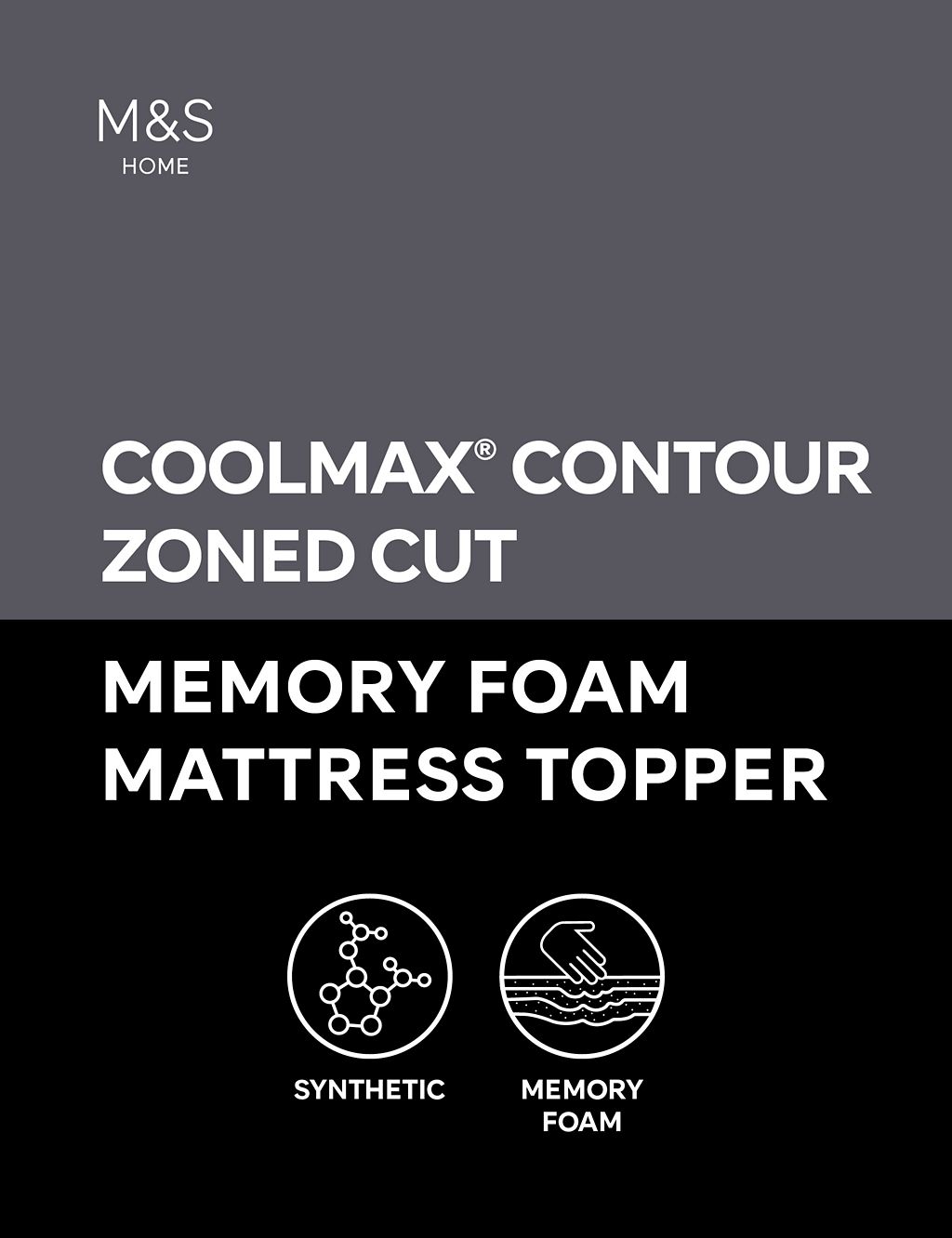 Contour Memory Foam Mattress Topper 3 of 6