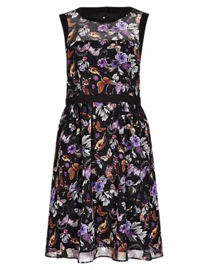 Contrast Print Shift Dress | Limited Edition | M&S
