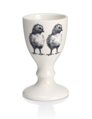 Contrast Sketched Hen Egg Cup Image 1 of 2