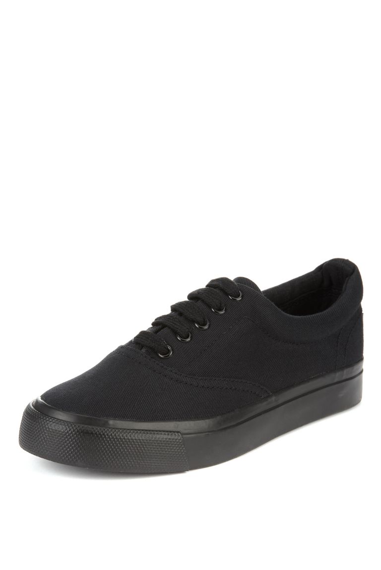 Contrast Sole Lace Up Trainers 1 of 3