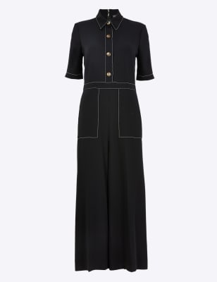 Marks and best sale spencer black jumpsuit