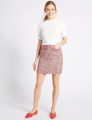 Tweed skirt clearance m&s