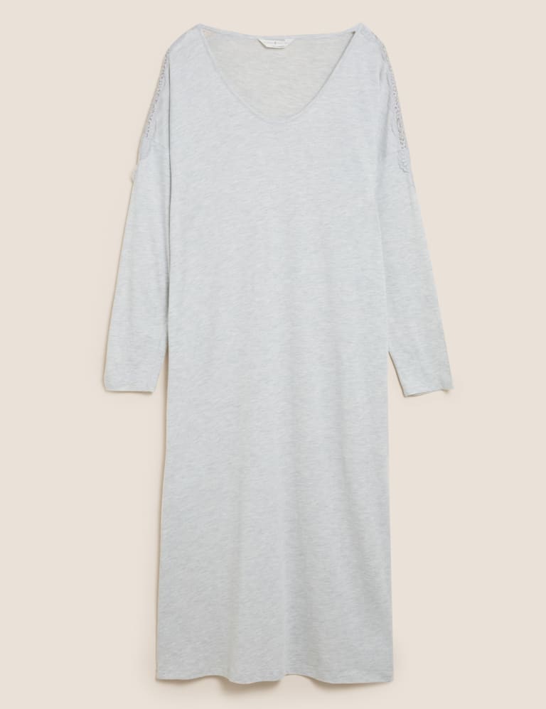 Marks and spencer long new arrivals sleeve nightdress