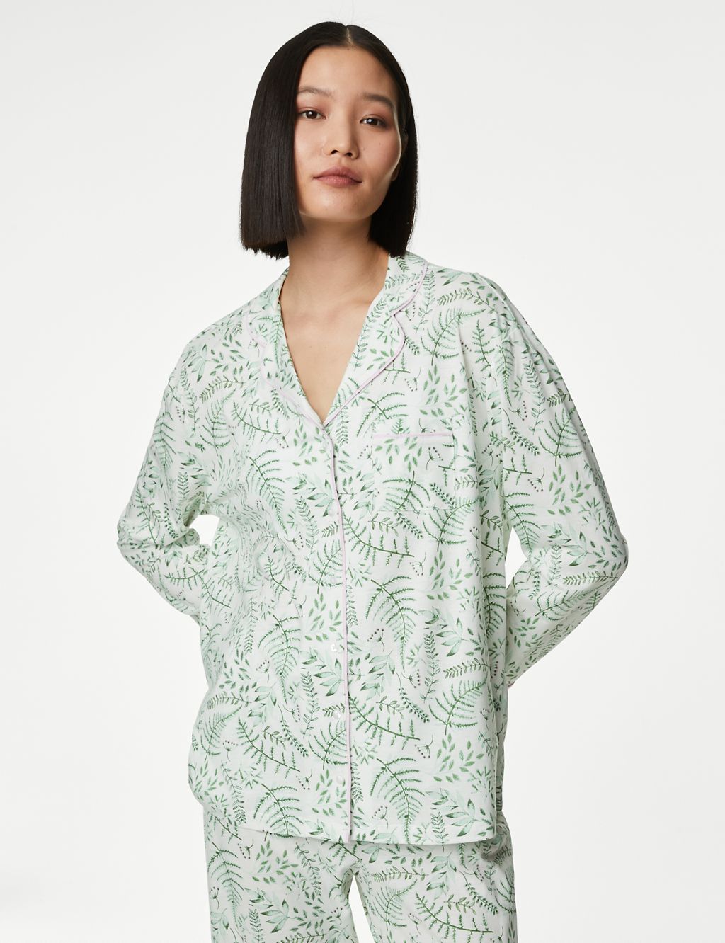 Cool Comfort™ Cotton Modal Printed Pyjama Set 2 of 6