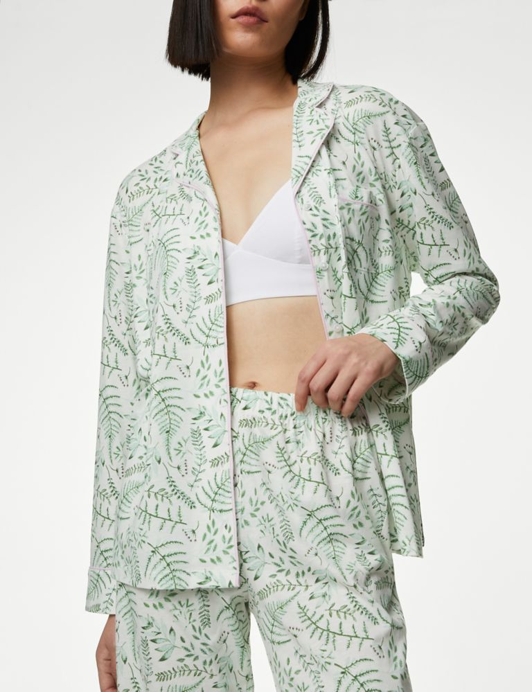 Cool Comfort™ Cotton Modal Printed Pyjama Set 5 of 6