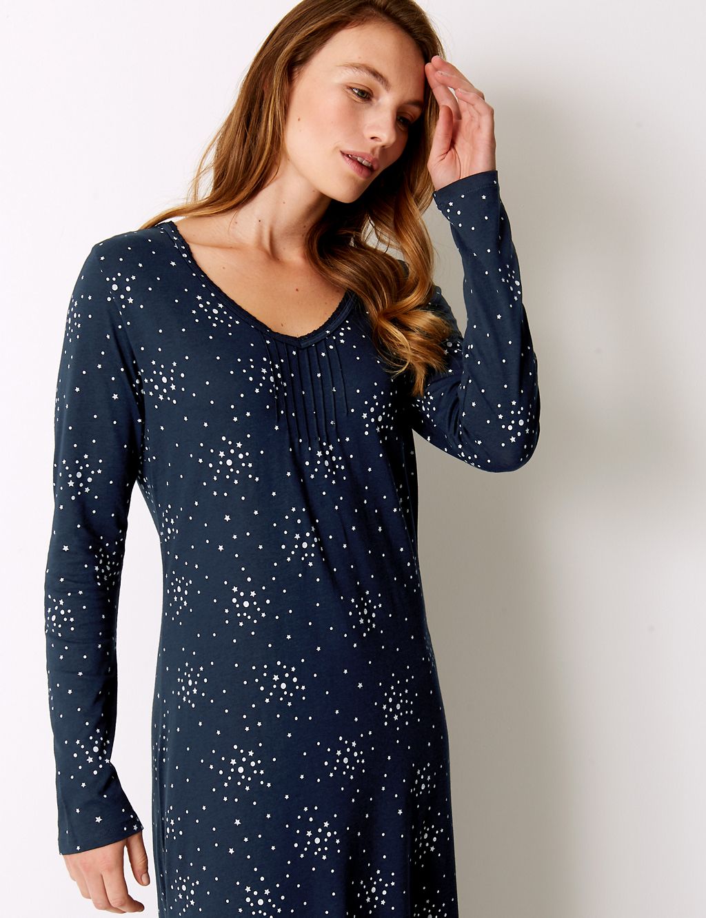 Cool Comfort™ Cotton Modal Star Nightdress 4 of 4