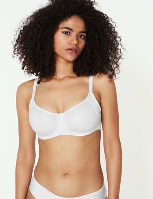Cool Comfort™ Cotton Rich Smoothing Full Cup Bra A-E, M&S Collection