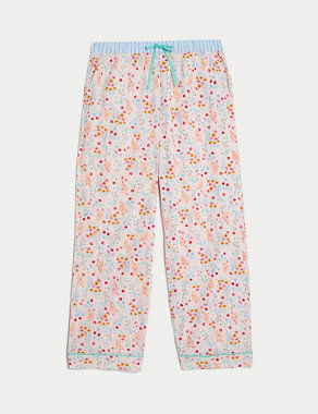 Cool Comfort™ Pure Cotton Floral Pyjama Bottoms Image 2 of 7