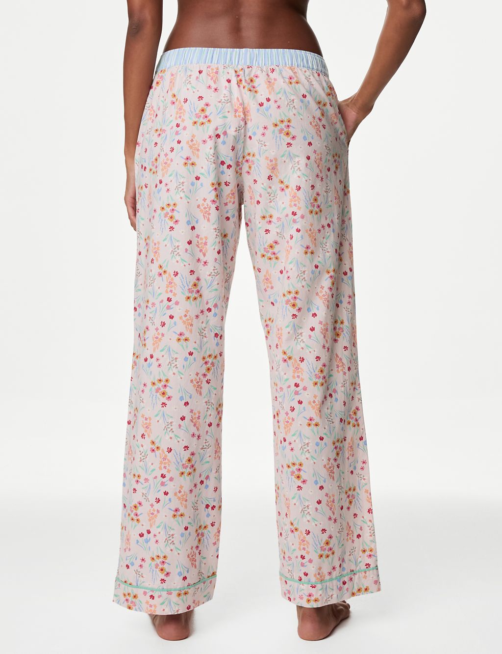Cool Comfort™ Pure Cotton Floral Pyjama Bottoms 4 of 7