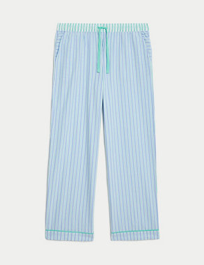 Cool Comfort™ Pure Cotton Striped Pyjama Bottoms Image 2 of 6