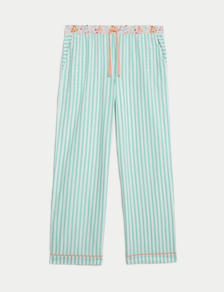 Cool Comfort™ Pure Cotton Striped Pyjama Bottoms 3 of 6