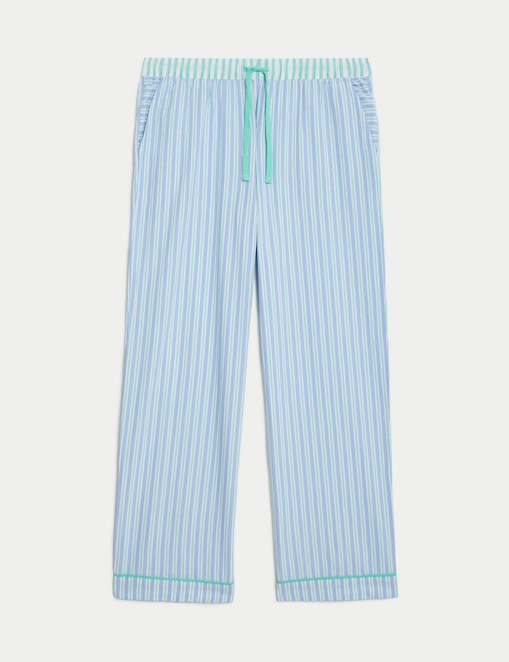 Cool Comfort™ Pure Cotton Striped Pyjama Bottoms 1 of 6