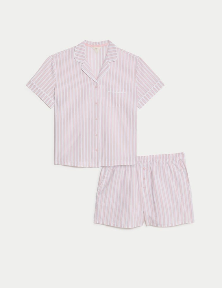 Cool Comfort™ Pure Cotton Striped Shortie Set 2 of 5