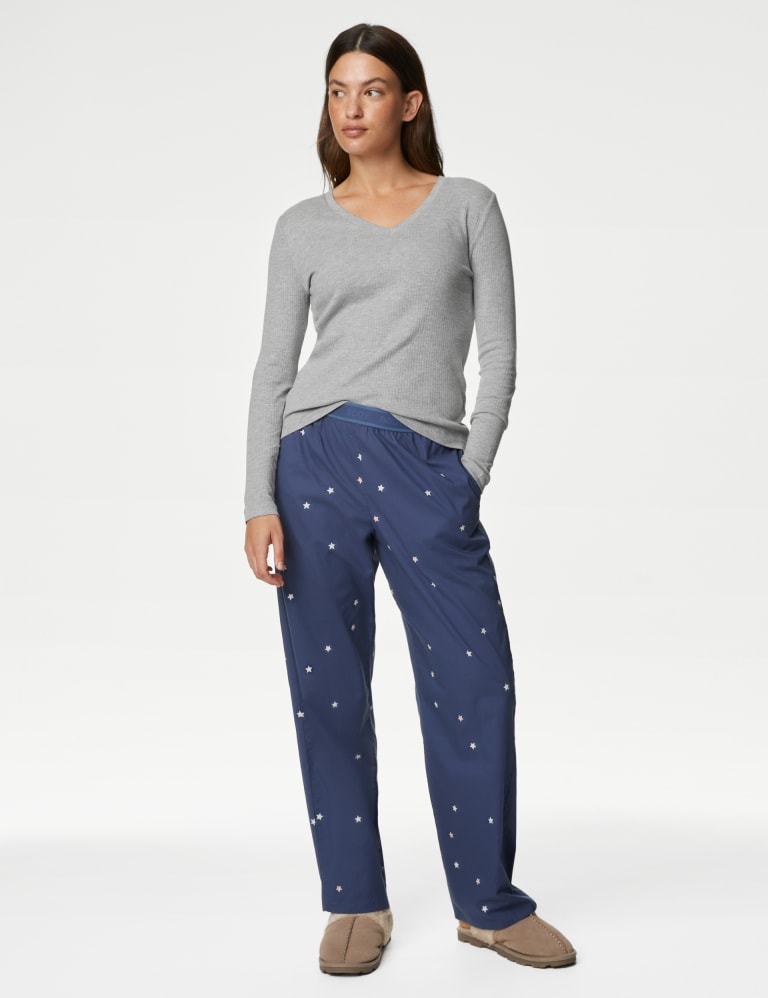 Cool Comfort Ribbed Pyjama Top Body by M S M S